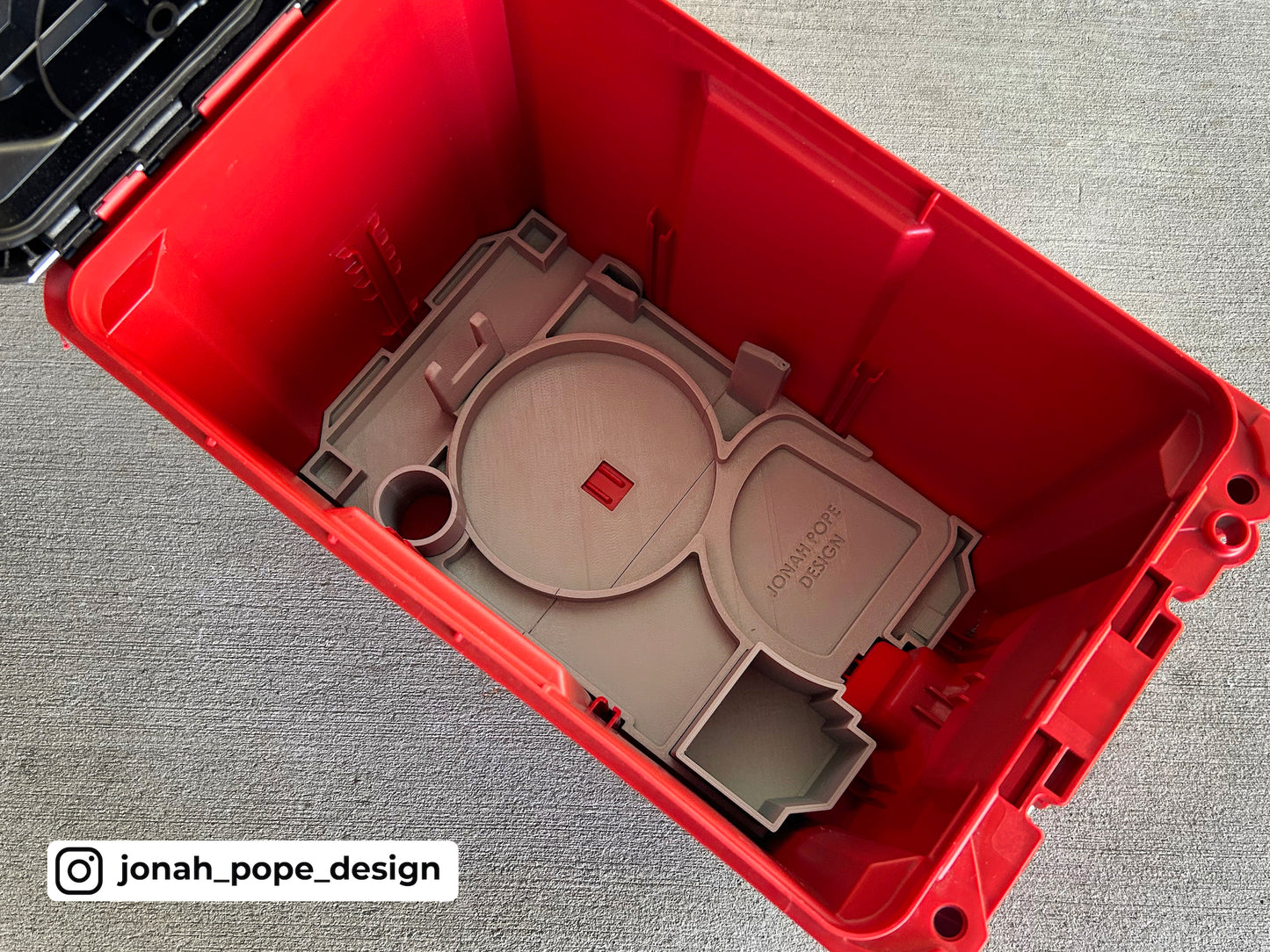 M18 Compact Router Insert for Milwaukee Packout  | Jonah Pope Design (Insert-only)