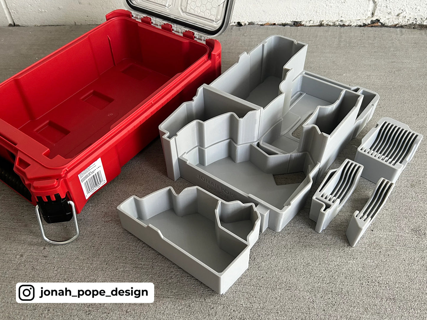 Milwaukee Packout Insert for M12 Cut Off Tool  | Jonah Pope Design (Insert-only)