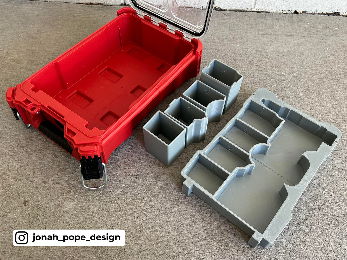 M12 Rivet Gun Insert for Milwaukee Packout  | Jonah Pope Design (Insert-only)