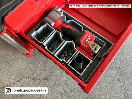 Packout Tool Box Drawer Insert for M12 Rivet Gun  | Jonah Pope Design (Insert-only)