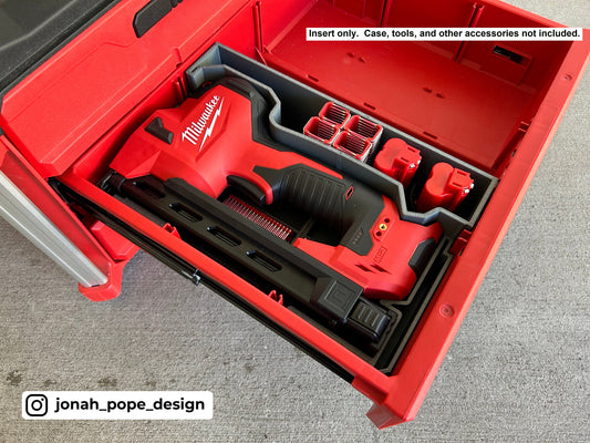 Packout Tool Box Drawer Insert for M12 Cable Stapler  | Jonah Pope Design (Insert-only)